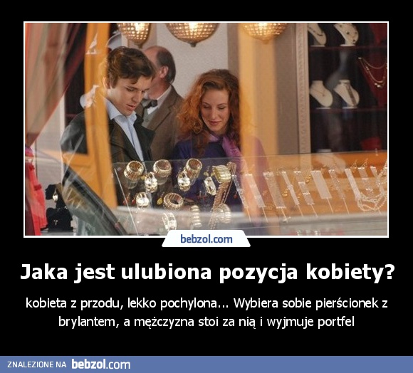 Jaka jest ulubiona pozycja kobiety?