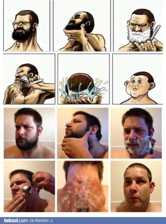 Gdy postanowisz zgolić brodę