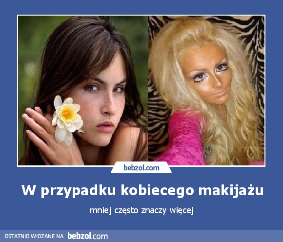 W przypadku kobiecego makijażu