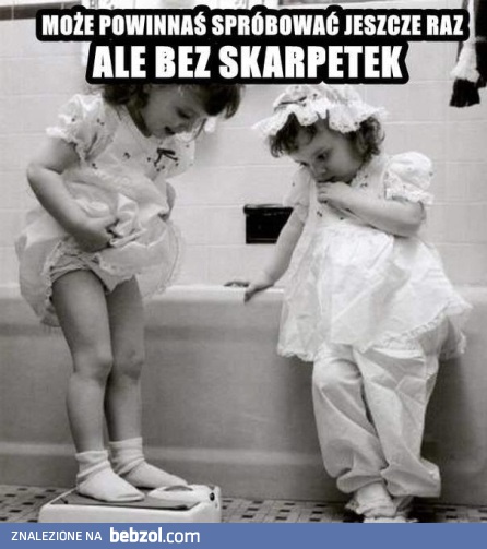 Ważenie bez skarpetek