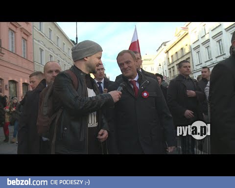 Pyta na Marszu Niepodległości