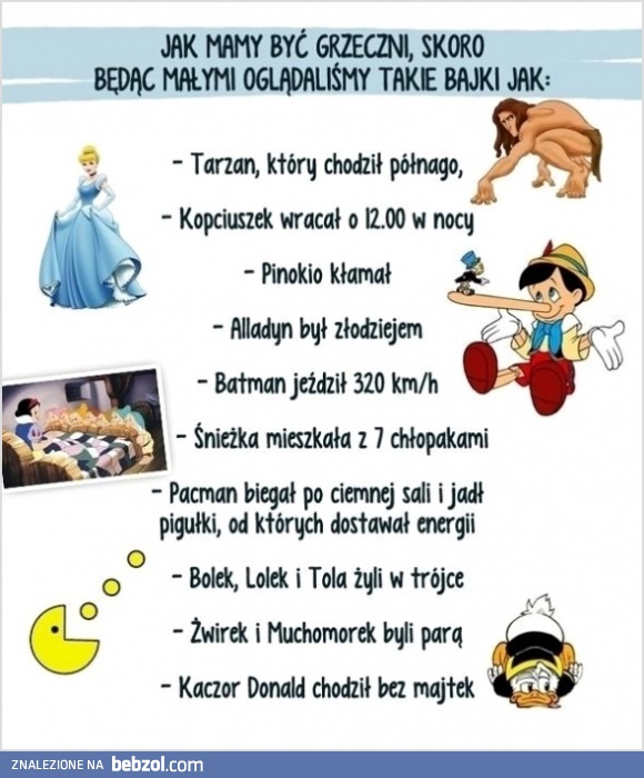 Jak mamy być grzeczni, skoro w dzieciństwie...