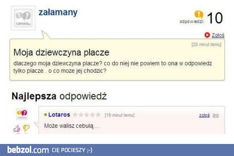 Dlaczego moja dziewczyna płacze?