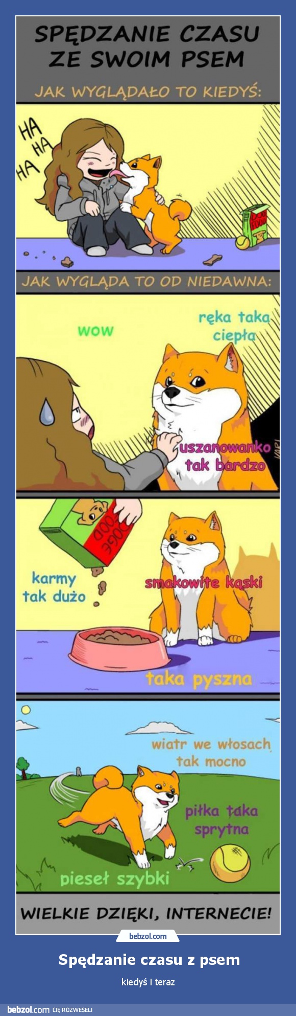 Spędzanie czasu z psem