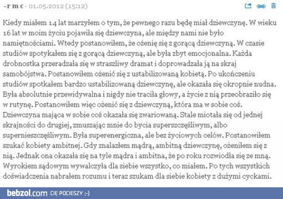 Jaką kobietę najlepiej znaleźć?