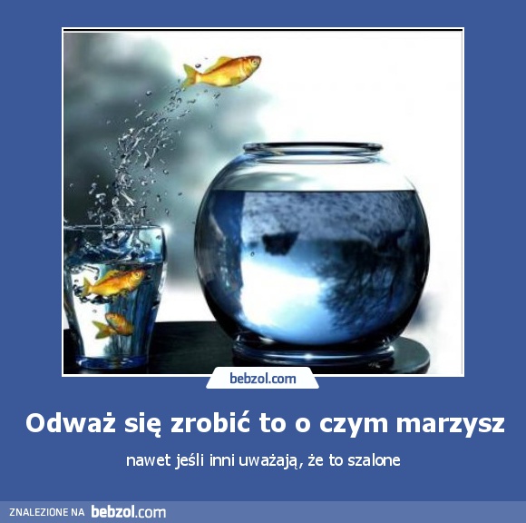 Odważ się zrobić to o czym marzysz