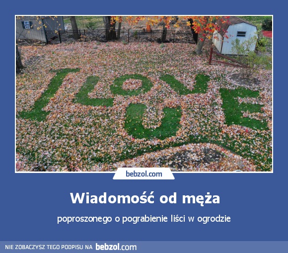 Wiadomość od męża