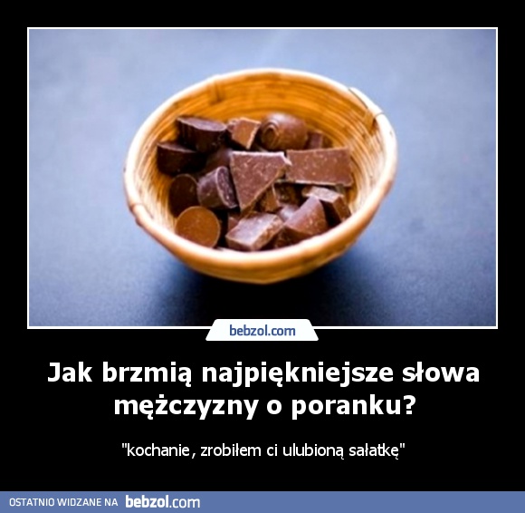 Jak brzmią najpiękniejsze słowa mężczyzny o poranku?