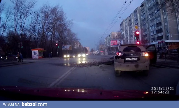 Na rosyjskiej drodze wszystko się może zdarzyć