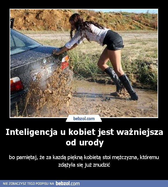 Inteligencja u kobiet jest ważniejsza od urody