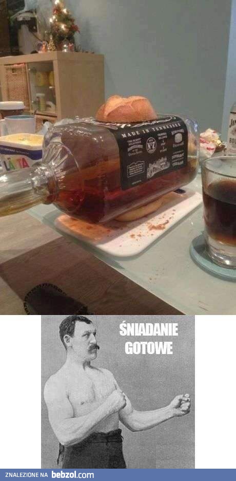 Śniadanie prawdziwego faceta