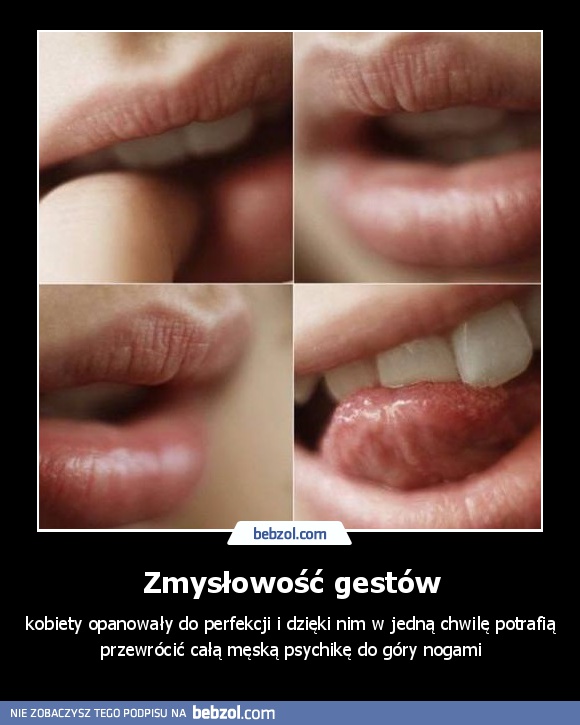 Zmysłowość gestów