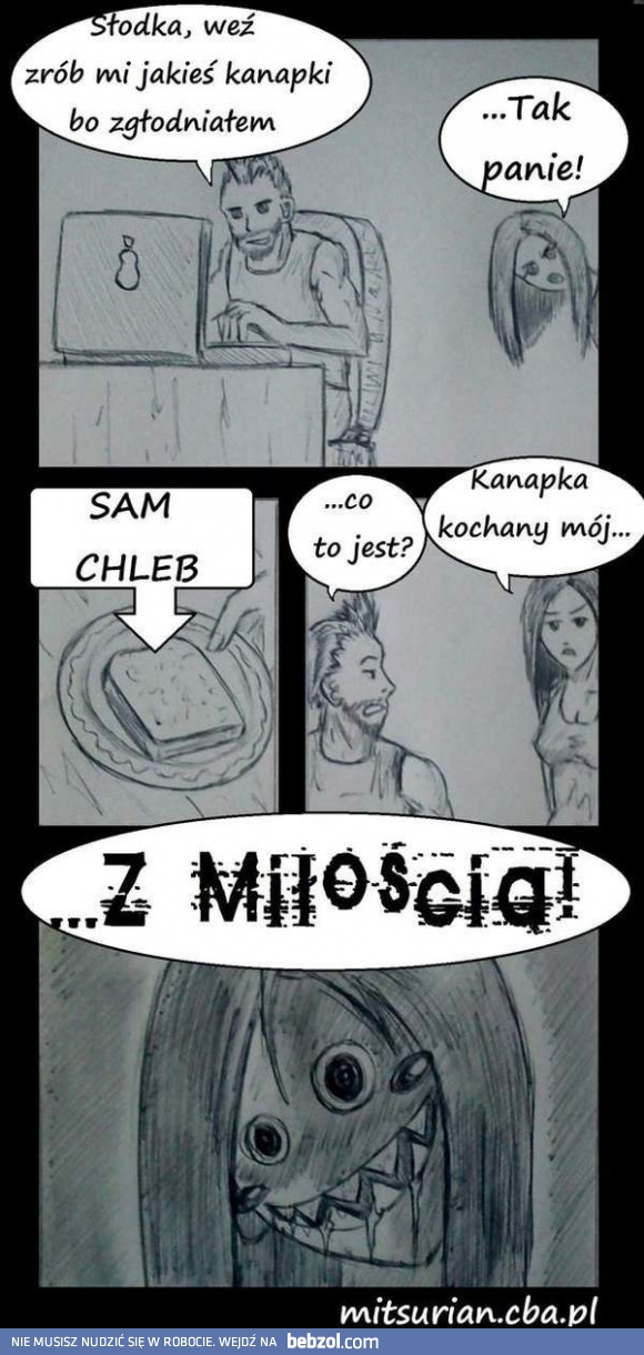 Kanapka od kochającej żony