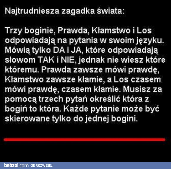 Najtrudniejsza zagadka świata