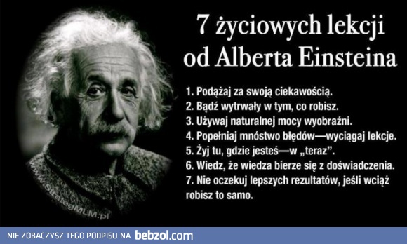 Einstein radzi