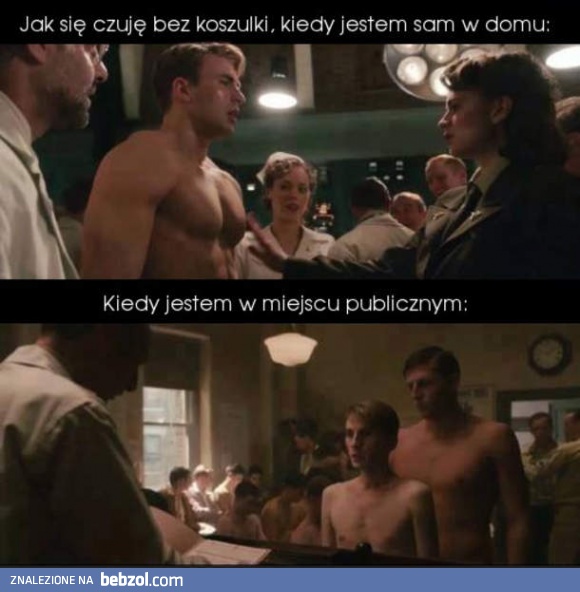 Kiedy zdejmuję koszulkę