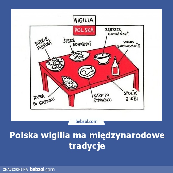 Polska wigilia ma międzynarodowe tradycje