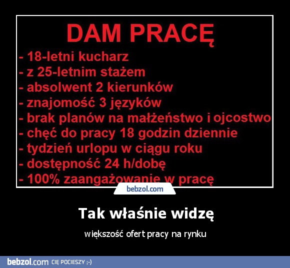 Tak właśnie widzę