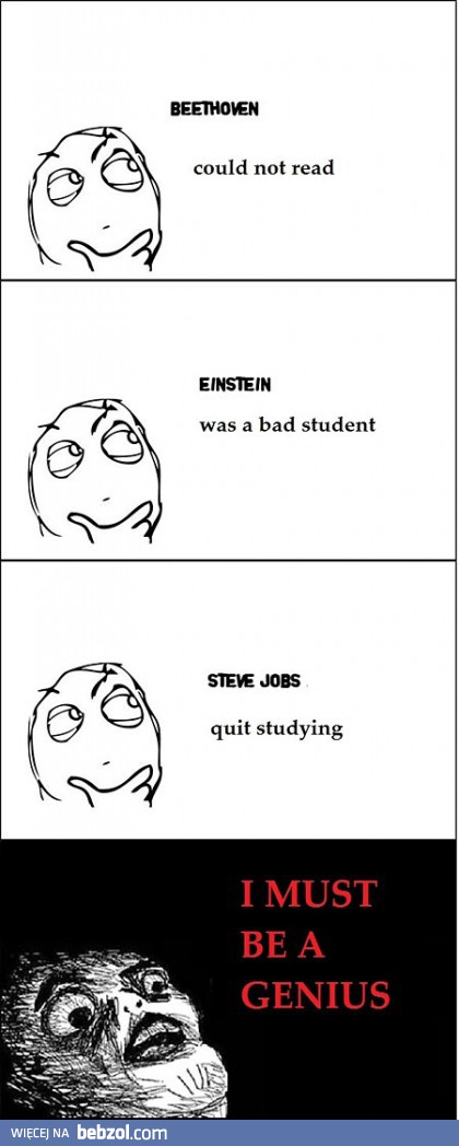 Muszę być geniuszem