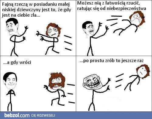 Mała, niska dziewczyna