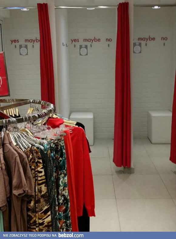 Co przydałoby się w przymierzalniach