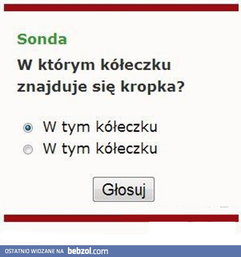 Sonda dla tych mniej ogarniętych