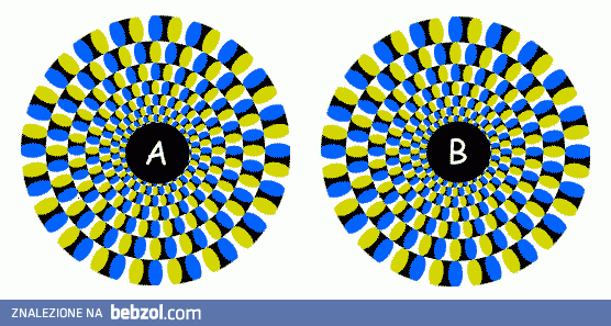 Który obrazek kręci się szybciej?