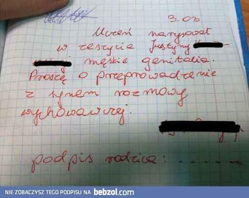 Rodzice wzywani do szkoły