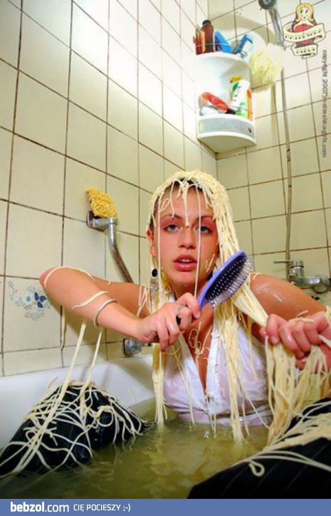 Takie tam podczas kąpieli