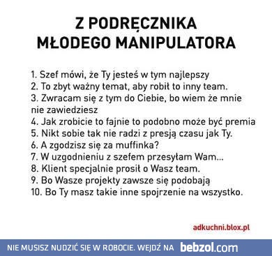 Teksty z podręcznika małego manipulatora