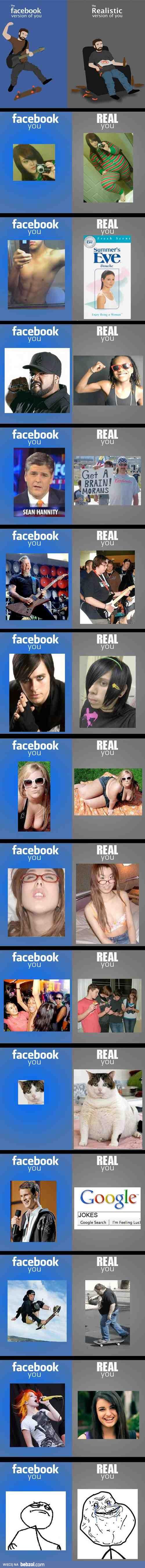 Fb vs. rzeczywistość