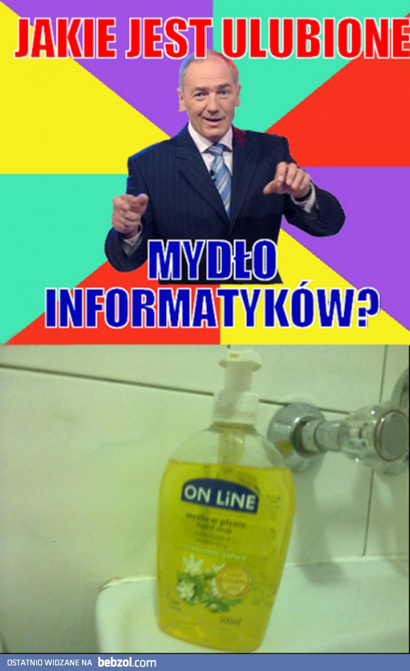 Ulubione mydło informatyków