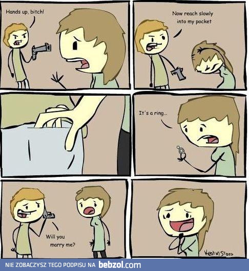 Nietypowe oświadczyny