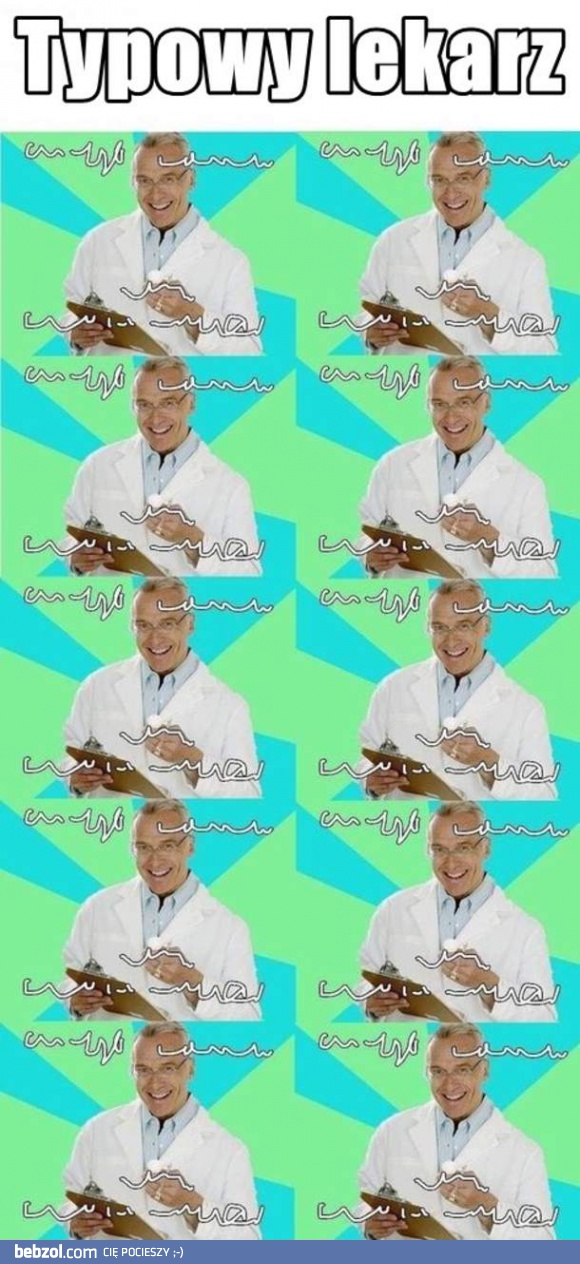 Typowy lekarz