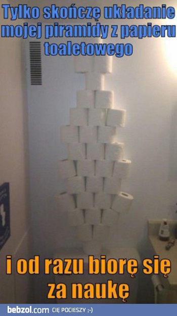 Zaraz biorę się za naukę