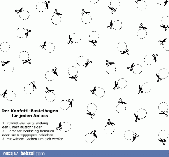 Zrób to sam! Konfetti