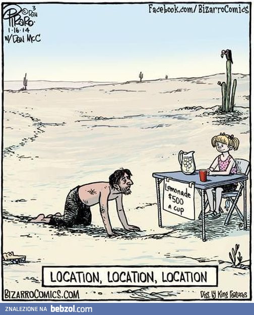 Lokacja jest najważniejsza w biznesie