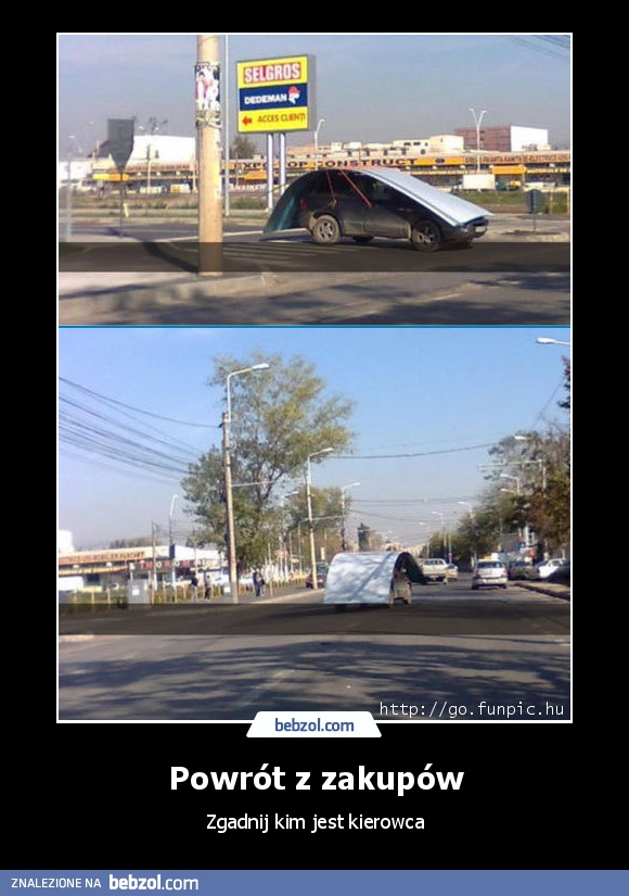 Powrót z zakupów