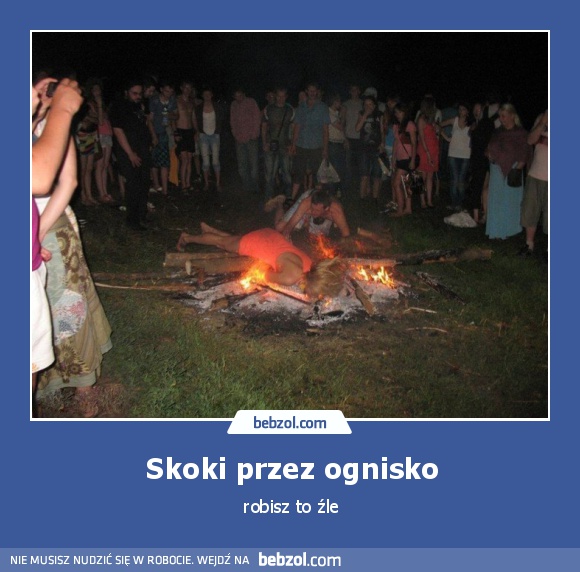 Skoki przez ognisko