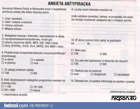 Ankieta antypiracka