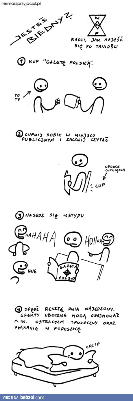 Jak się najeść  po taniości