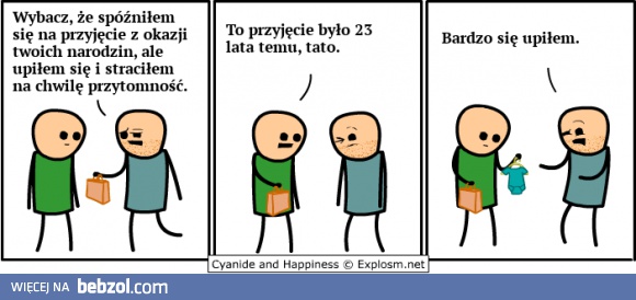 Bardzo spóźniony tata