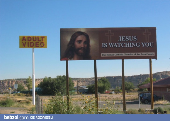 Jezus na ciebie patrzy!