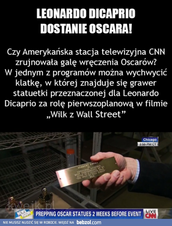 Leonardo dostanie Oscara?