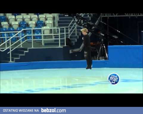 Evgeni Plushenko i jego popisowy piruet