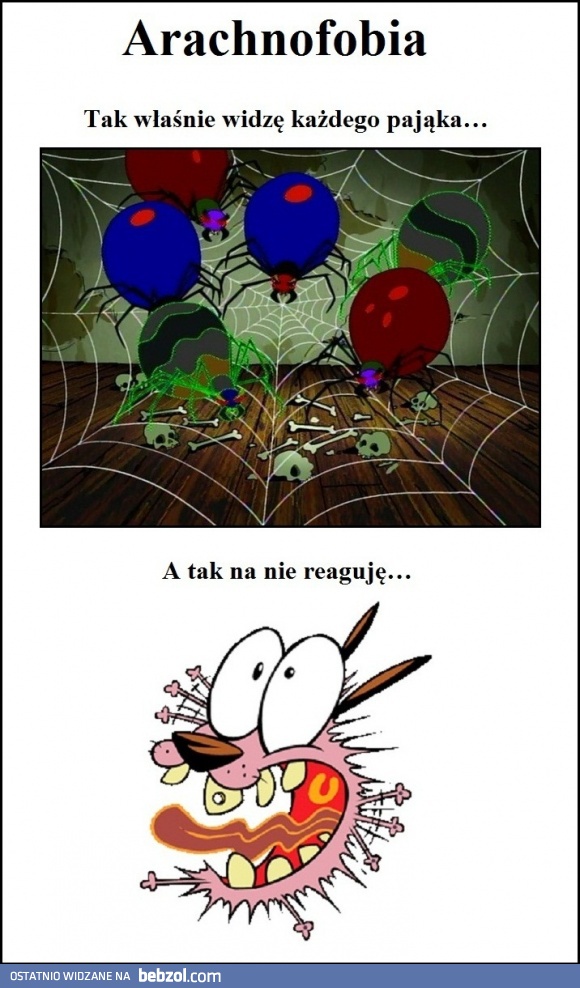 Arachnofobia...