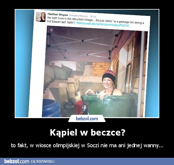 Kąpiel w beczce?