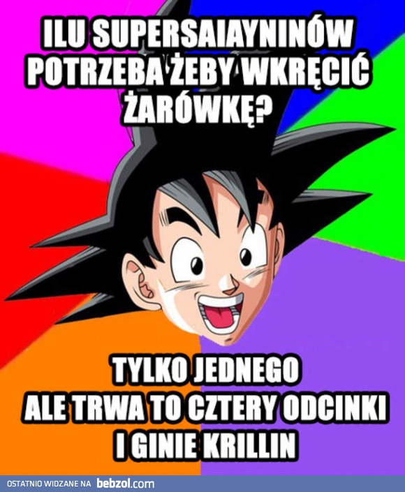 Zmiana żarówki w Dragon Ballu