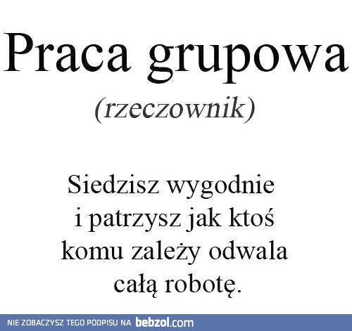 Praca grupowa