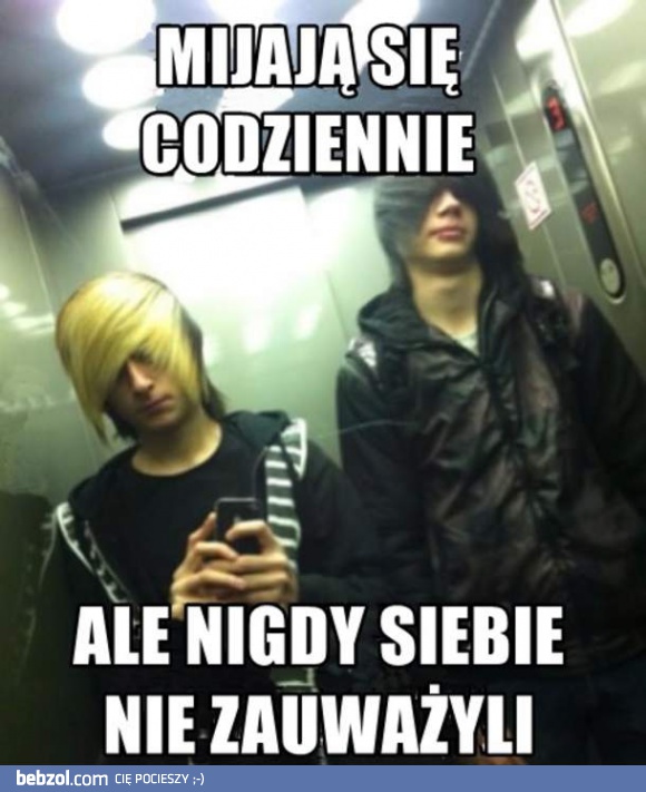 Mijają się codziennie